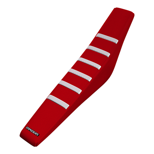 Beta 125/350/390/430 17-19/ RR430/ RR480 13-16 WHITE/RED/RED Gripper Ribbed Seat Cover