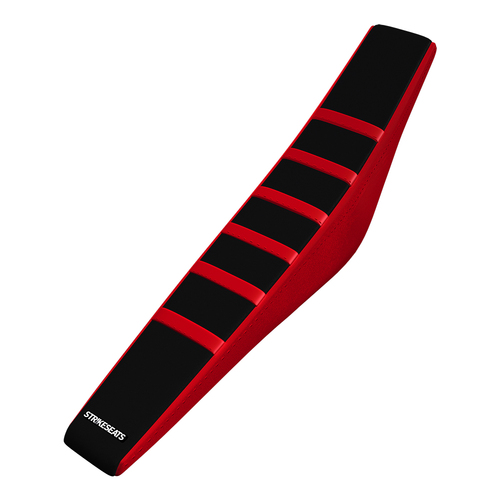 Honda CRF150R 07-25 RED/BLACK/RED Gripper Ribbed Seat Cover