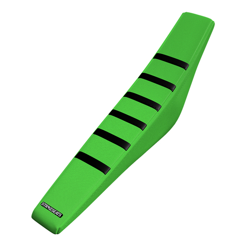 Kawasaki KLX300R 20-25 BLACK/GREEN/GREEN Gripper Ribbed Seat Cover