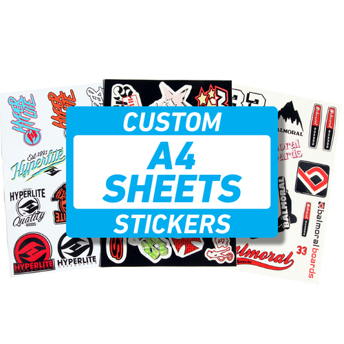 Custom A4 Sticker Sheets