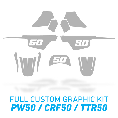 Full Custom Graphics Kit - PW50 - CRF50 - TTR50