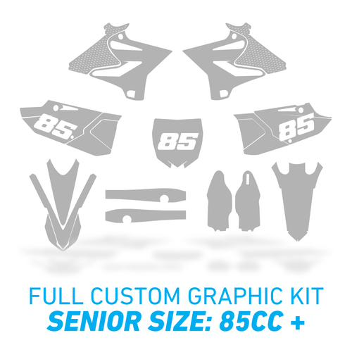 Full Custom Graphics Kit - Senior Size 85cc +