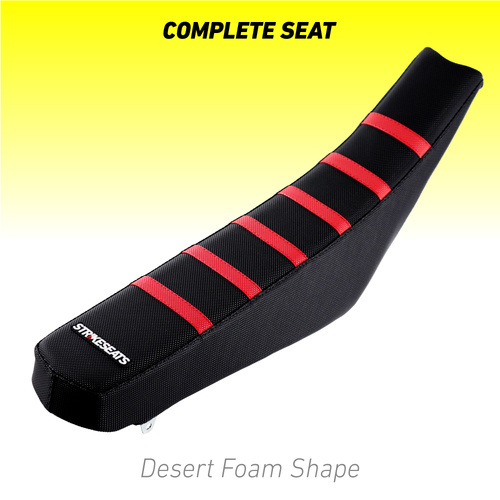 Honda CRF250 10-13/CRF450 09-12 RED/BLACK/BLACK DESERT Complete Seat