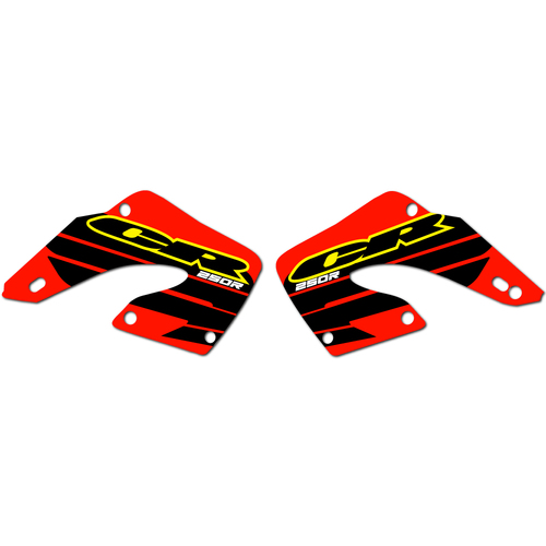 Honda CR250 2000 OEM Replica Shroud Graphics