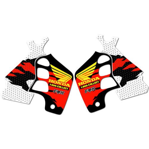 Honda CR500 1997 OEM Replica Shroud Graphics