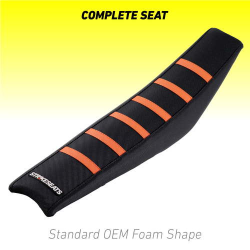 KTM SX/SXF/XC/XCF 16-18 /EXC/EXCF 17-19 ORANGE/BLACK/BLACK Standard OEM Complete Seat
