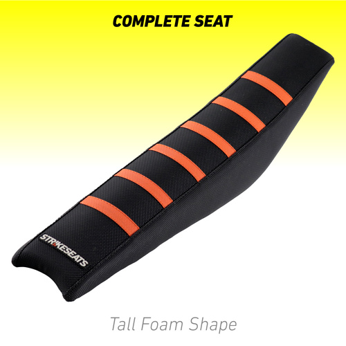 KTM SX/SXF/XC/XCF 16-18 /EXC/EXCF 17-19 ORANGE/BLACK/BLACK TALL Complete Seat