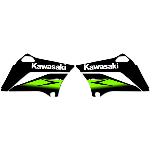 Kawasaki KLX110 2010 OEM Replica Shroud Graphics