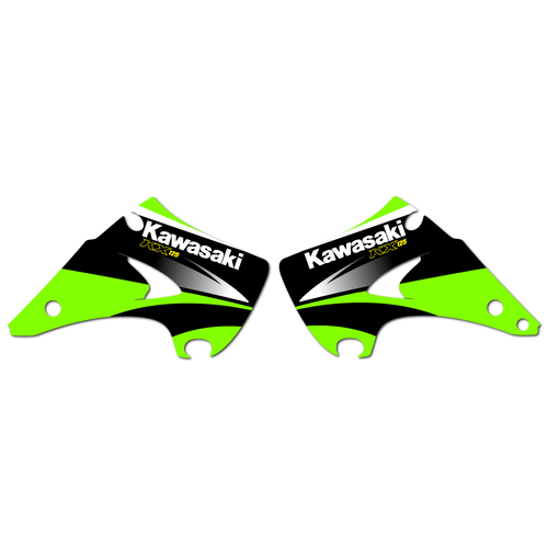 Kawasaki KX125 2004 OEM Replica Shroud Graphics