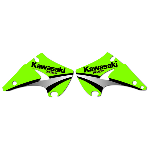 Kawasaki KX250 2005 OEM Replica Shroud Graphics