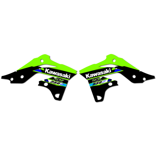 Kawasaki KX250F 2013 OEM Replica Shroud Graphics