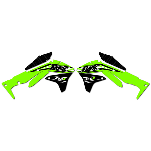 Kawasaki KX450F 2016 OEM Replica Shroud Graphics