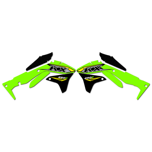 Kawasaki KX450F 2018 OEM Replica Shroud Graphics