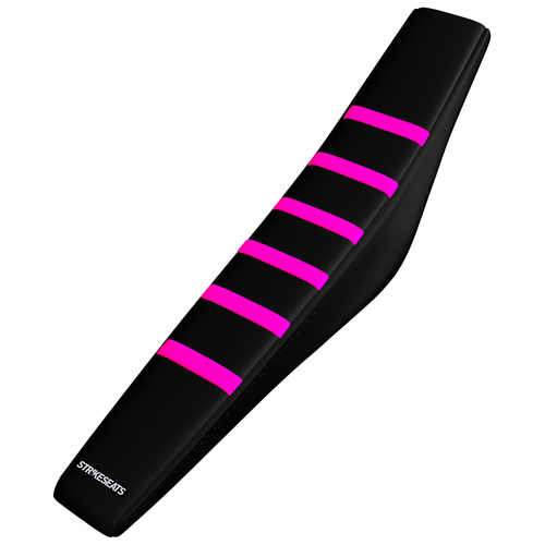 Yamaha YZ85 22-24 PINK/BLACK/BLACK Gripper Ribbed Seat Cover