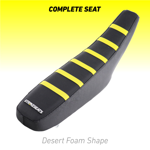 Suzuki RM125 01-12/RM250 01-12 YELLOW/BLACK/BLACK DESERT Complete Seat
