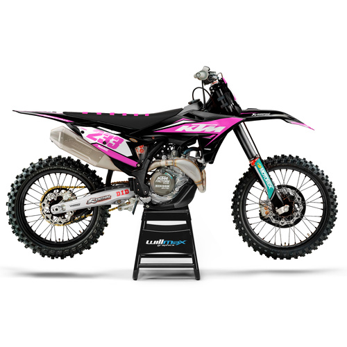 KTM Adore Black Pink Graphics Kit