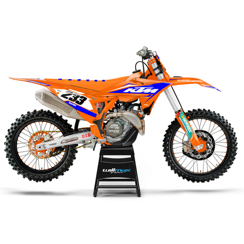 KTM Adore Blue Graphics Kit