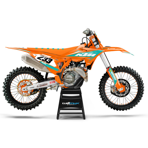 KTM Adore Teal Graphics Kit