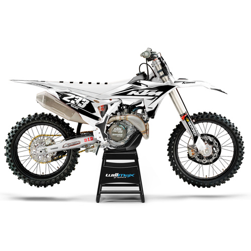 KTM Adore White Black Graphics Kit