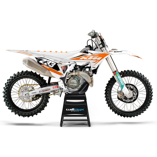 KTM Adore White Graphics Kit