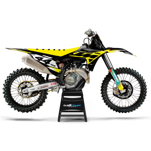 KTM Air Black Yellow Graphics Kit