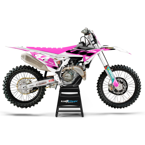 KTM Air White Pink Graphics Kit