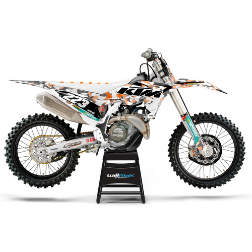 KTM Camo White Graphics Kit