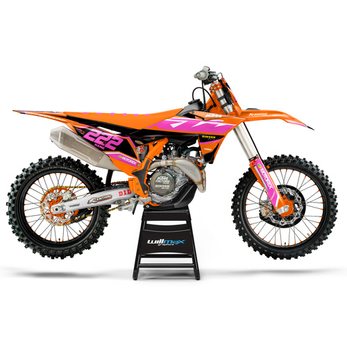 KTM Fracture Pink Graphics Kit