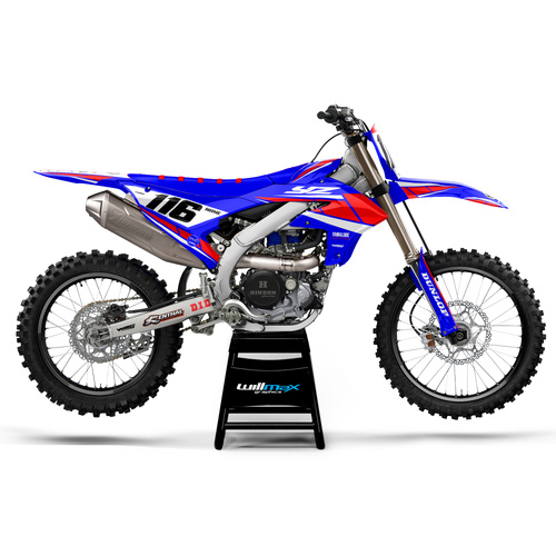 Yamaha Admire Red Graphics Kit