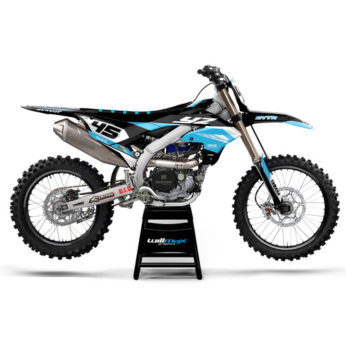 Yamaha Believe Black Light Blue Graphics Kit