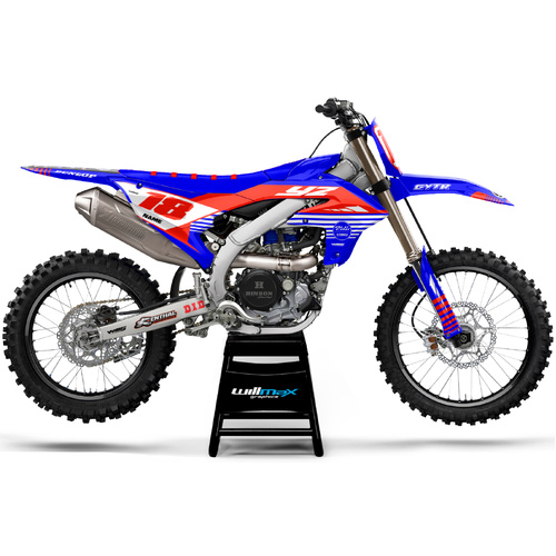 Yamaha Breeze Red Graphics Kit
