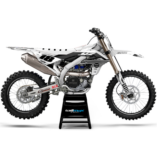 Yamaha Breeze White Graphics Kit