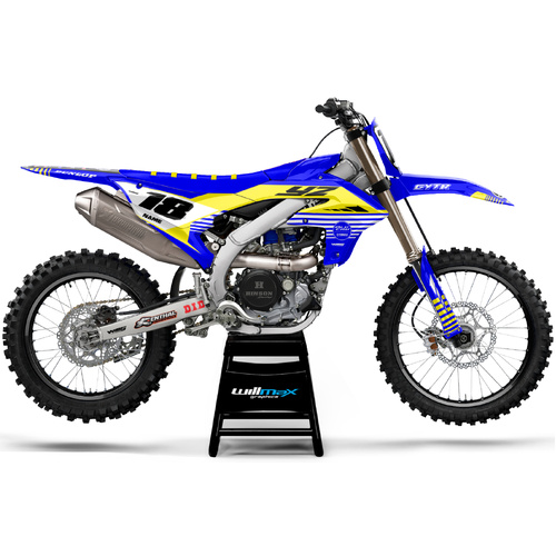 Yamaha Breeze Yellow Graphics Kit