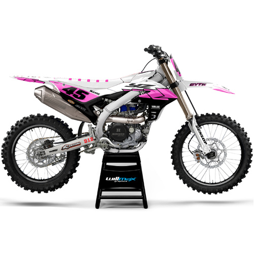 Yamaha Conception White Pink Graphics Kit