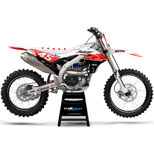 Yamaha Conception White Red Graphics Kit
