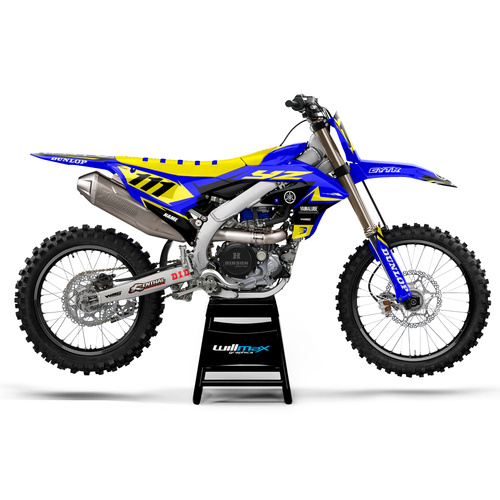 Yamaha Crush Yellow Graphics Kit