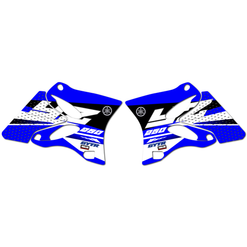 Yamaha YZ250 2010 OEM Replica Shroud Graphics